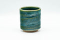 Japanese Teacup - Speckled Turquoise Green Glazed Yunomi - 140ml