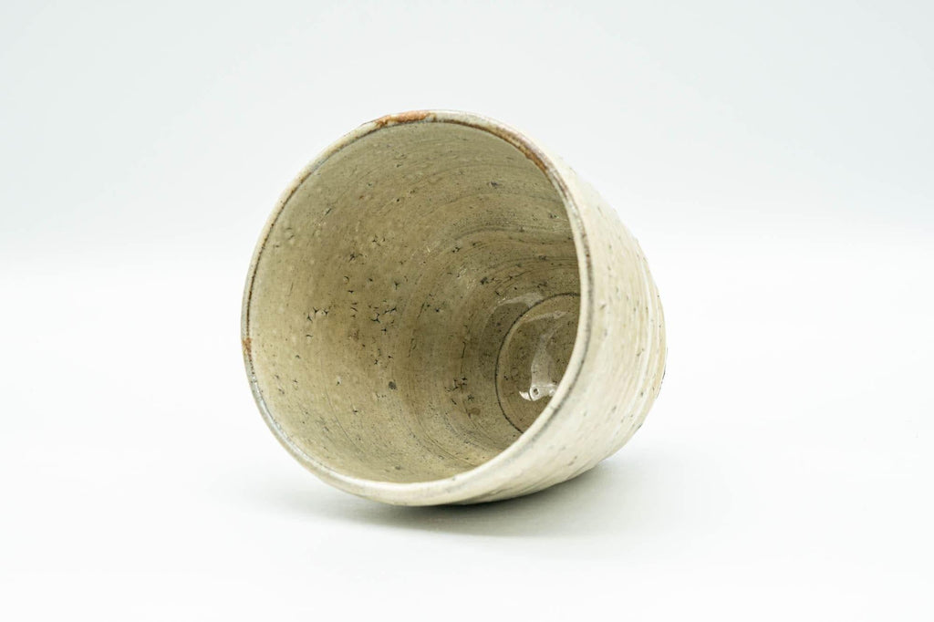 Japanese Teacup - Beige Cream Textured Wabi-Sabi Yunomi - 280ml