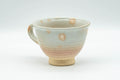 Japanese Teacup - Beige Gohonte Hagi-yaki Handled Yunomi - 140ml