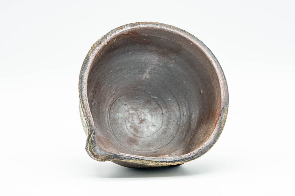 Japanese Tea Set - Wood-fired Bizen-yaki Do-ake Houhin Teapot with Katakuchi Yuzamashi Water Cooler