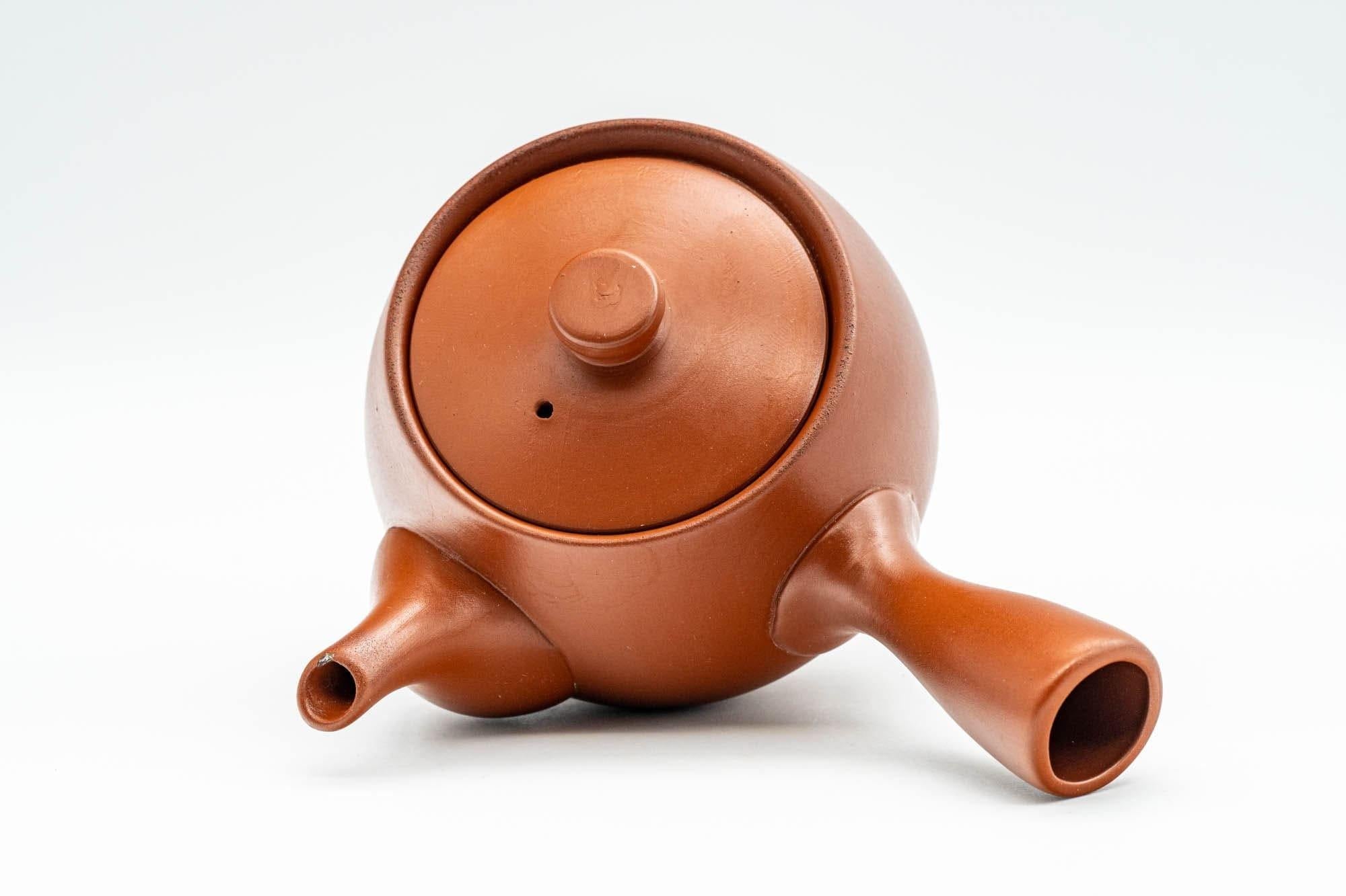 Japanese Kyusu - Bamboo Engraved Tokoname-yaki Debeso Teapot - 180ml