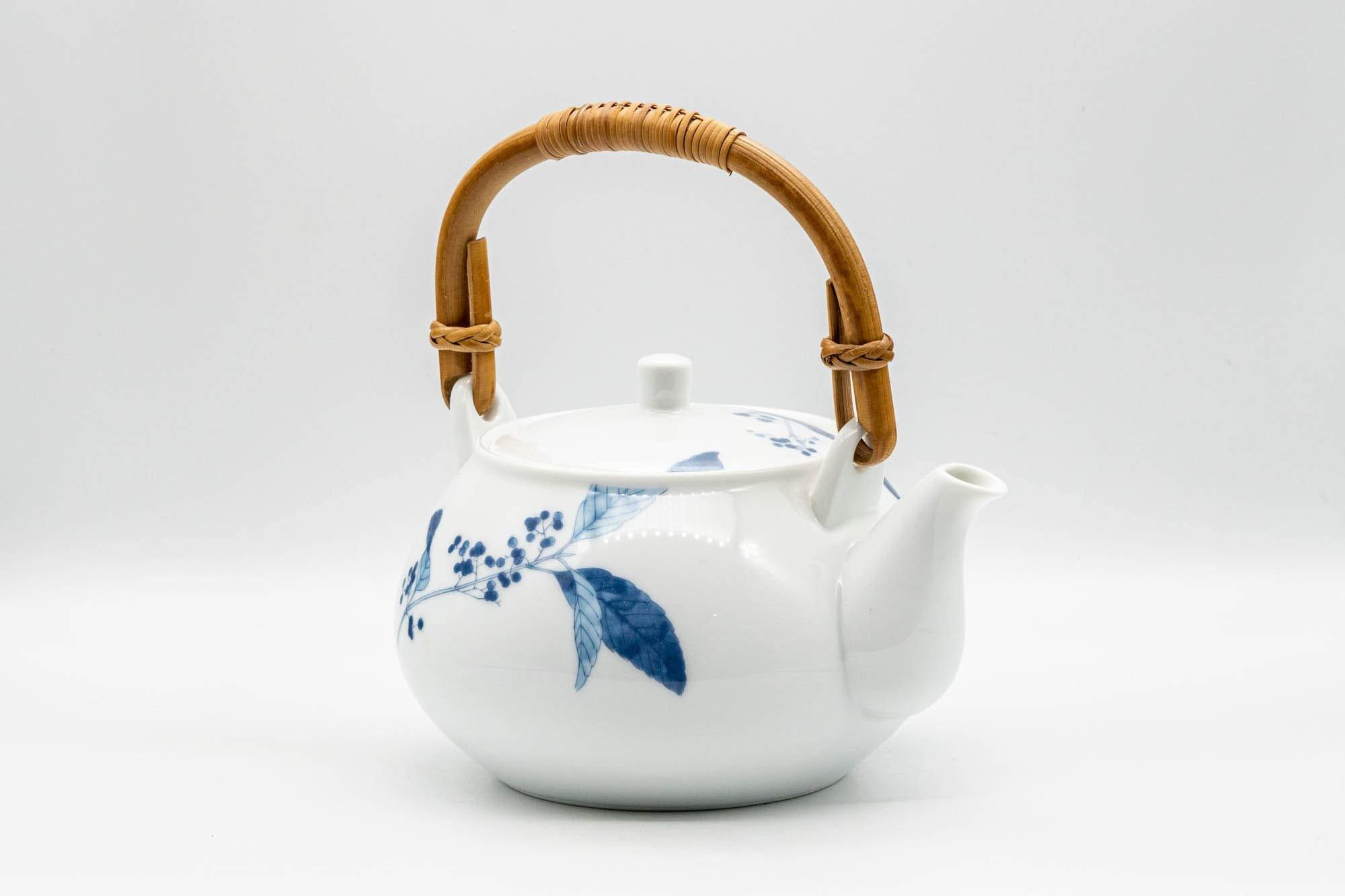 Japanese Dobin - Floral Arita-yaki Porcelain Debeso Teapot - 700ml