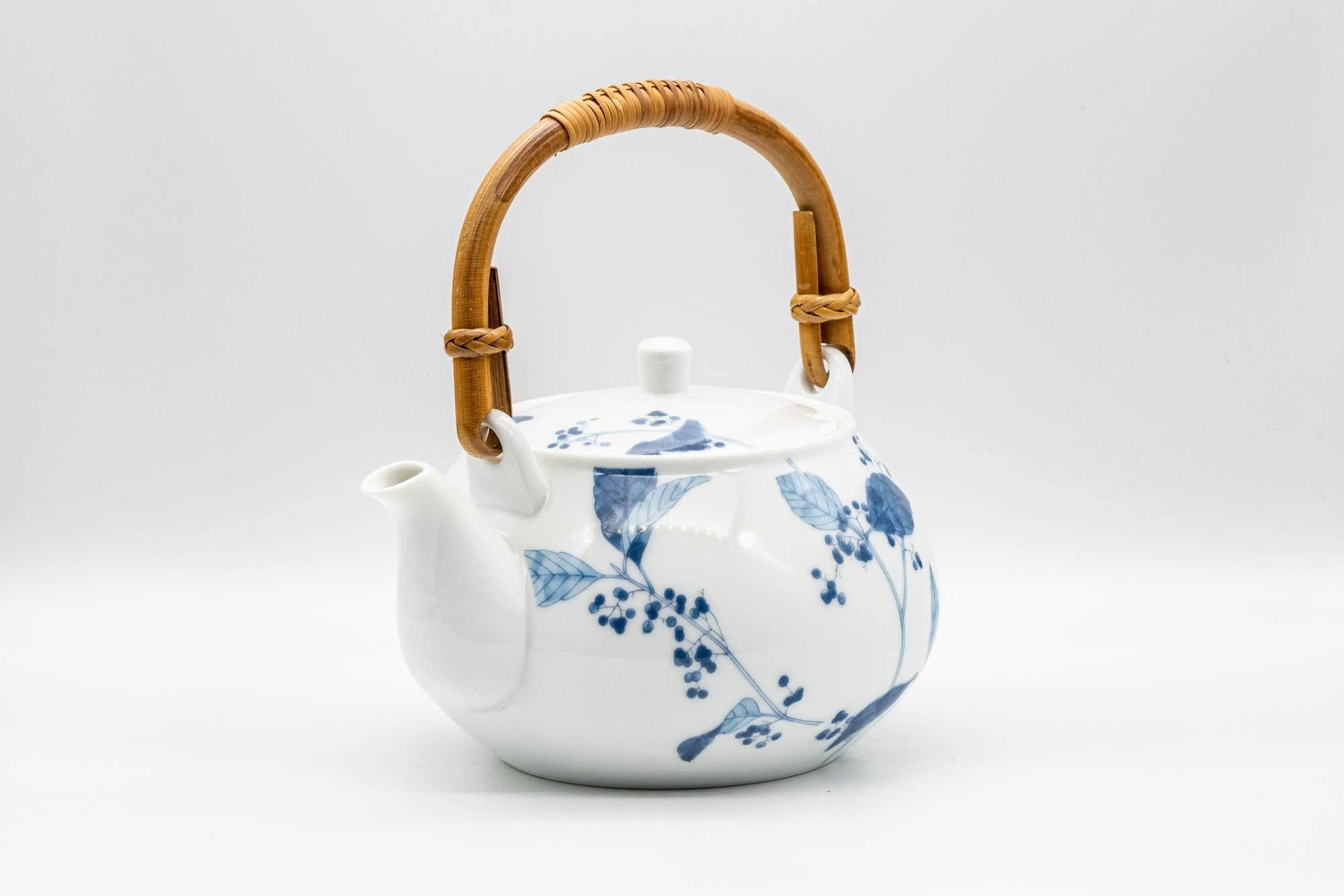 Japanese Dobin - Floral Arita-yaki Porcelain Debeso Teapot - 700ml
