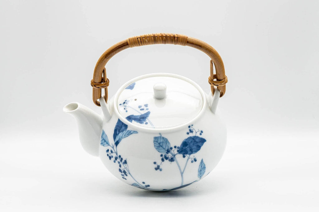 Japanese Dobin - Floral Arita-yaki Porcelain Debeso Teapot - 700ml