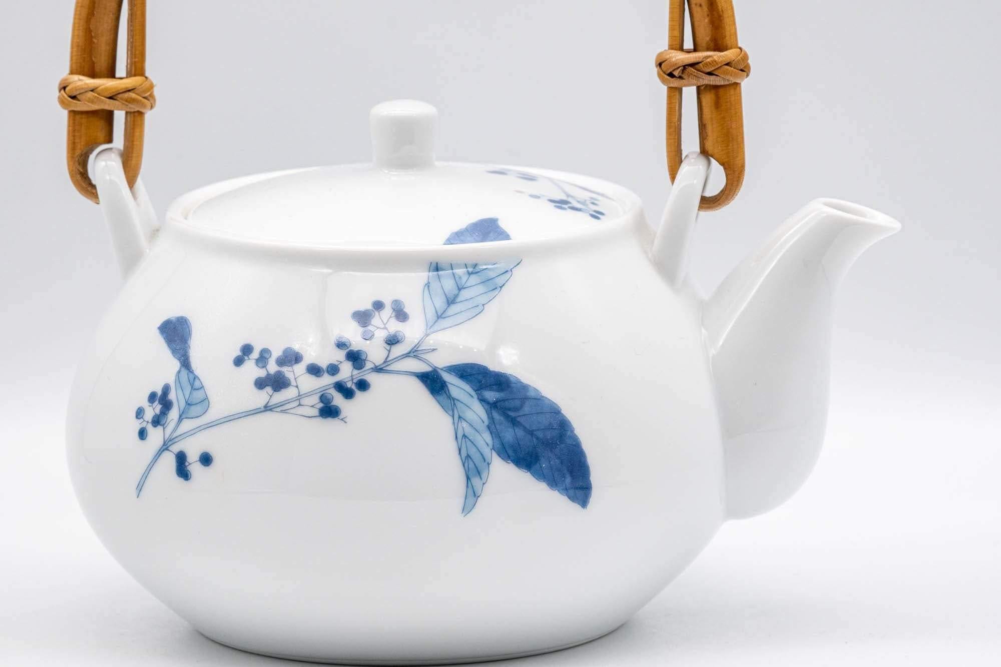 Japanese Dobin - Floral Arita-yaki Porcelain Debeso Teapot - 700ml