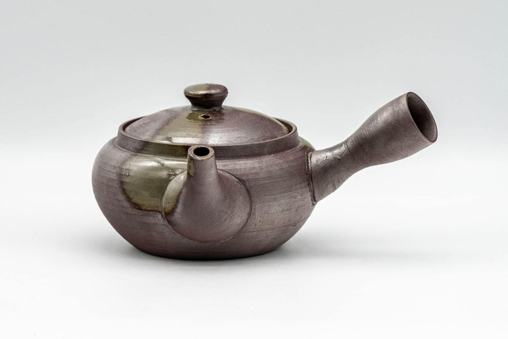 Japanese Kyusu - Ash Glazed Banko-yaki Teapot - 240ml