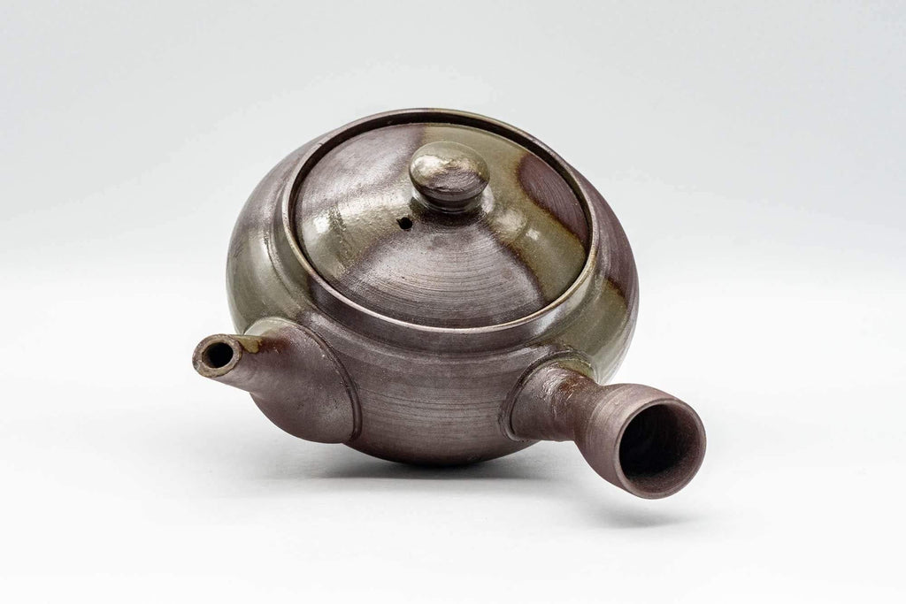 Japanese Kyusu - Ash Glazed Banko-yaki Teapot - 240ml