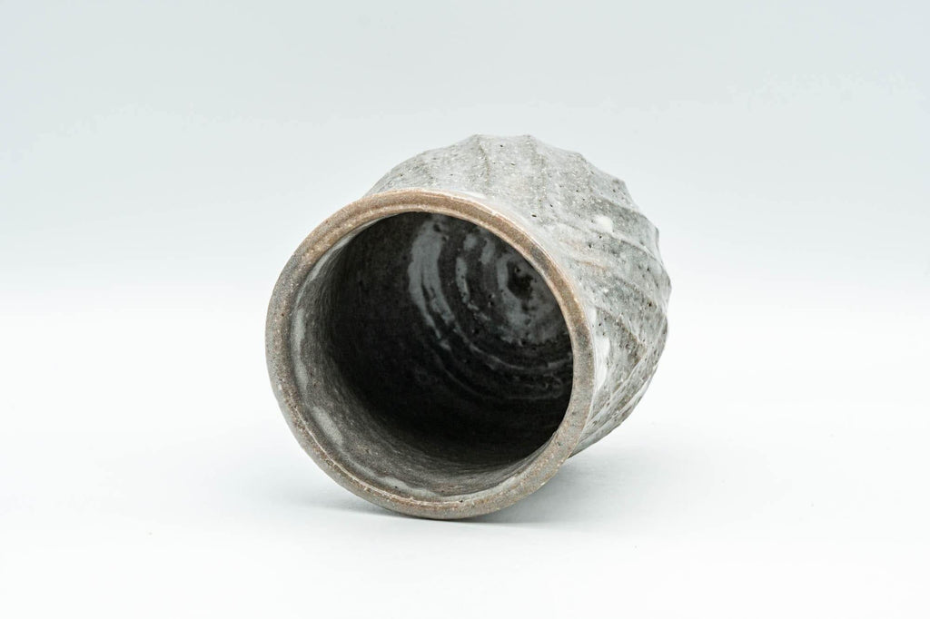 Japanese Teacup - Groovy Grey Glazed Yunomi - 180ml