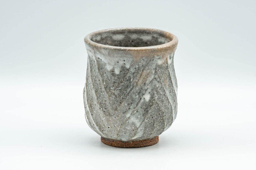 Japanese Teacup - Groovy Grey Glazed Yunomi - 180ml