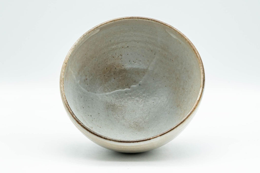 Japanese Matcha Bowl - Specked Grey Glazed Wan-nari Chawan - 350ml