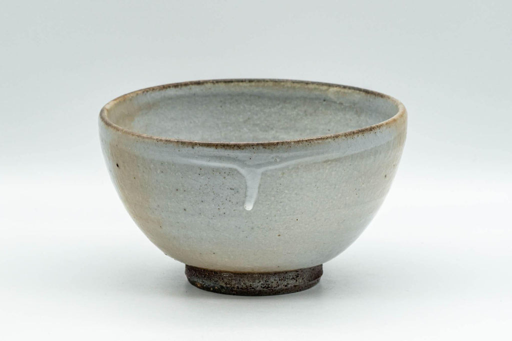 Japanese Matcha Bowl - Specked Grey Glazed Wan-nari Chawan - 350ml