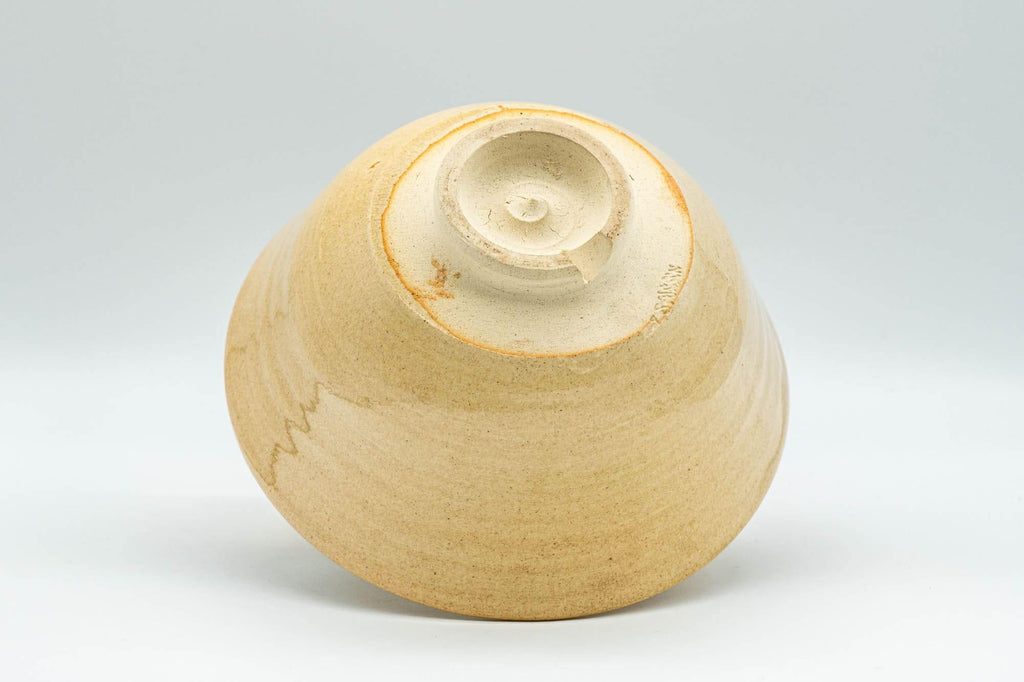 Japanese Matcha Bowl - Beige Drip-Glazed Hagi-yaki Chawan - 300ml