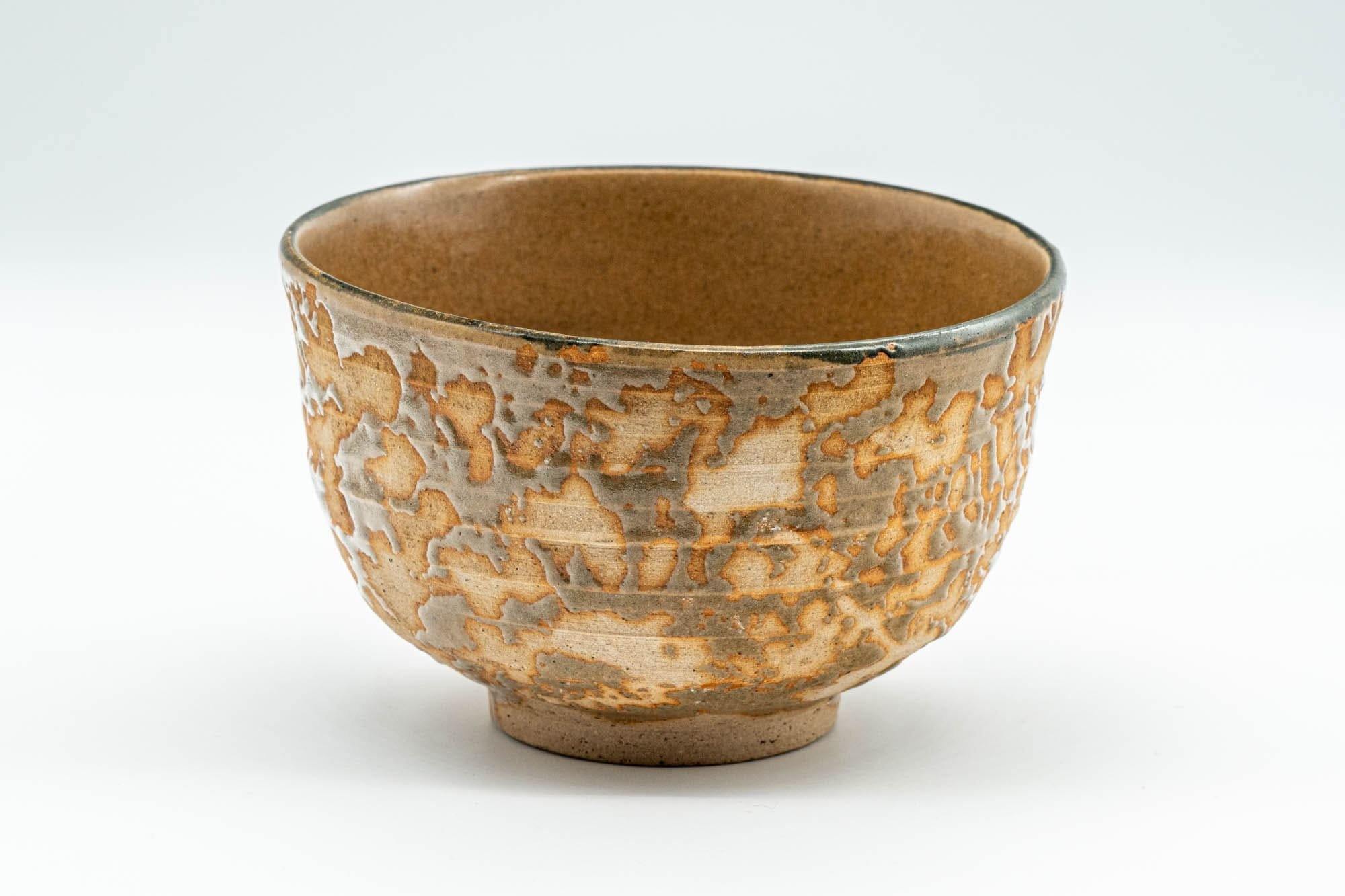 Japanese Matcha Bowl - Textured Ash-Glazed Wan-nari Chawan - 400ml