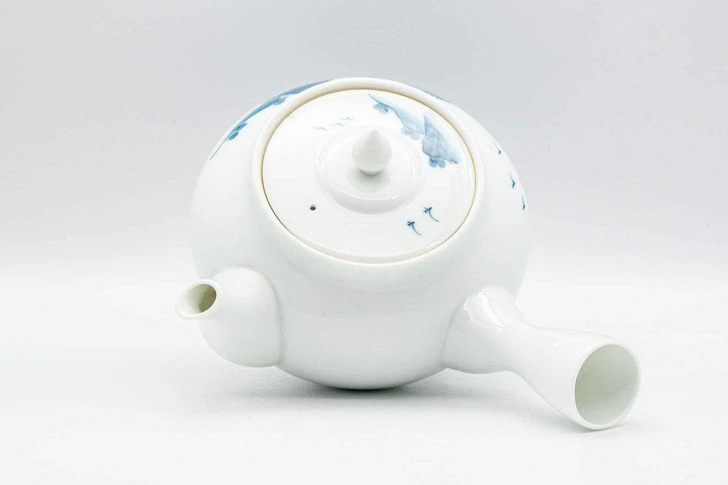 Japanese Tea Set - 畑萬陶苑 Hataman Toen - Arita-yaki Porcelain Debeso Kyusu with 2 Yunomi Teacups
