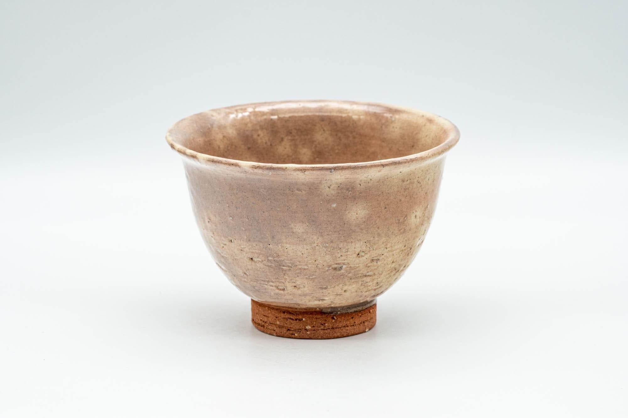 Japanese Teacup - Beige Gohonte Hagi-yaki Yunomi - 140ml