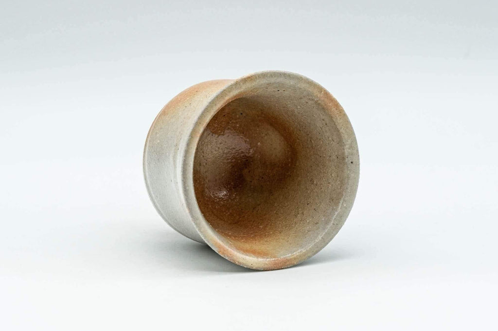 Japanese Teacups - Set of 5 Beige Textured Guinomi - 35ml