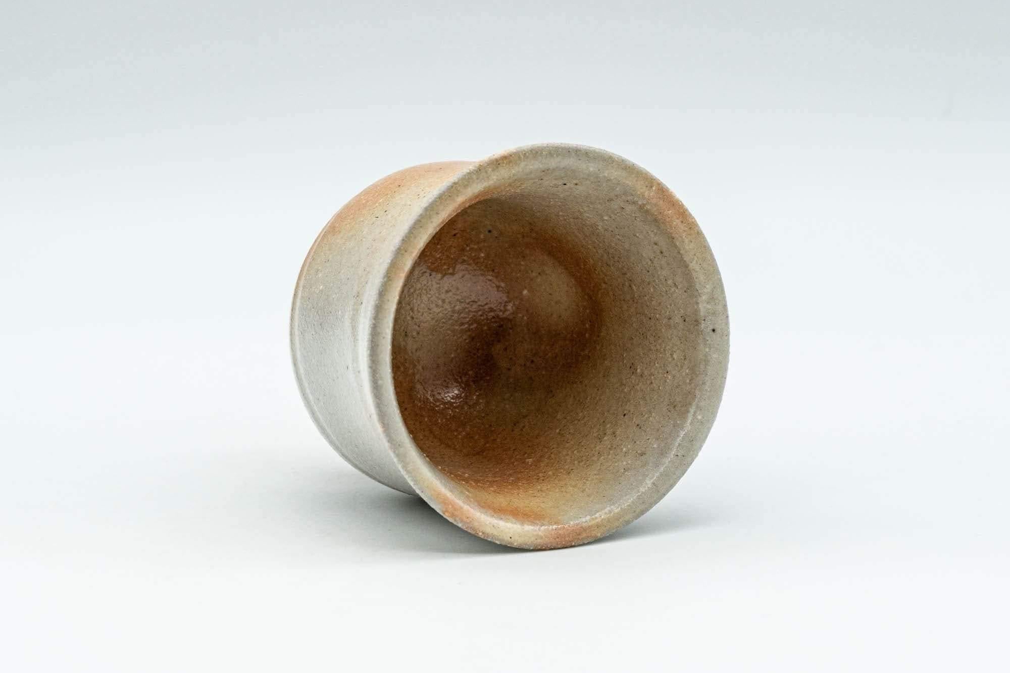 Japanese Teacups - Set of 5 Beige Textured Guinomi - 35ml