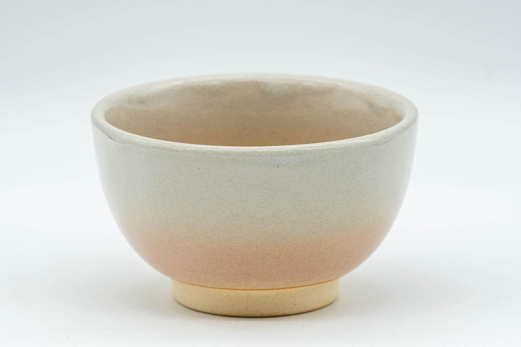 Japanese Teacups - Set of 3 Beige Glazed Hagi-yaki Yunomi - 120ml