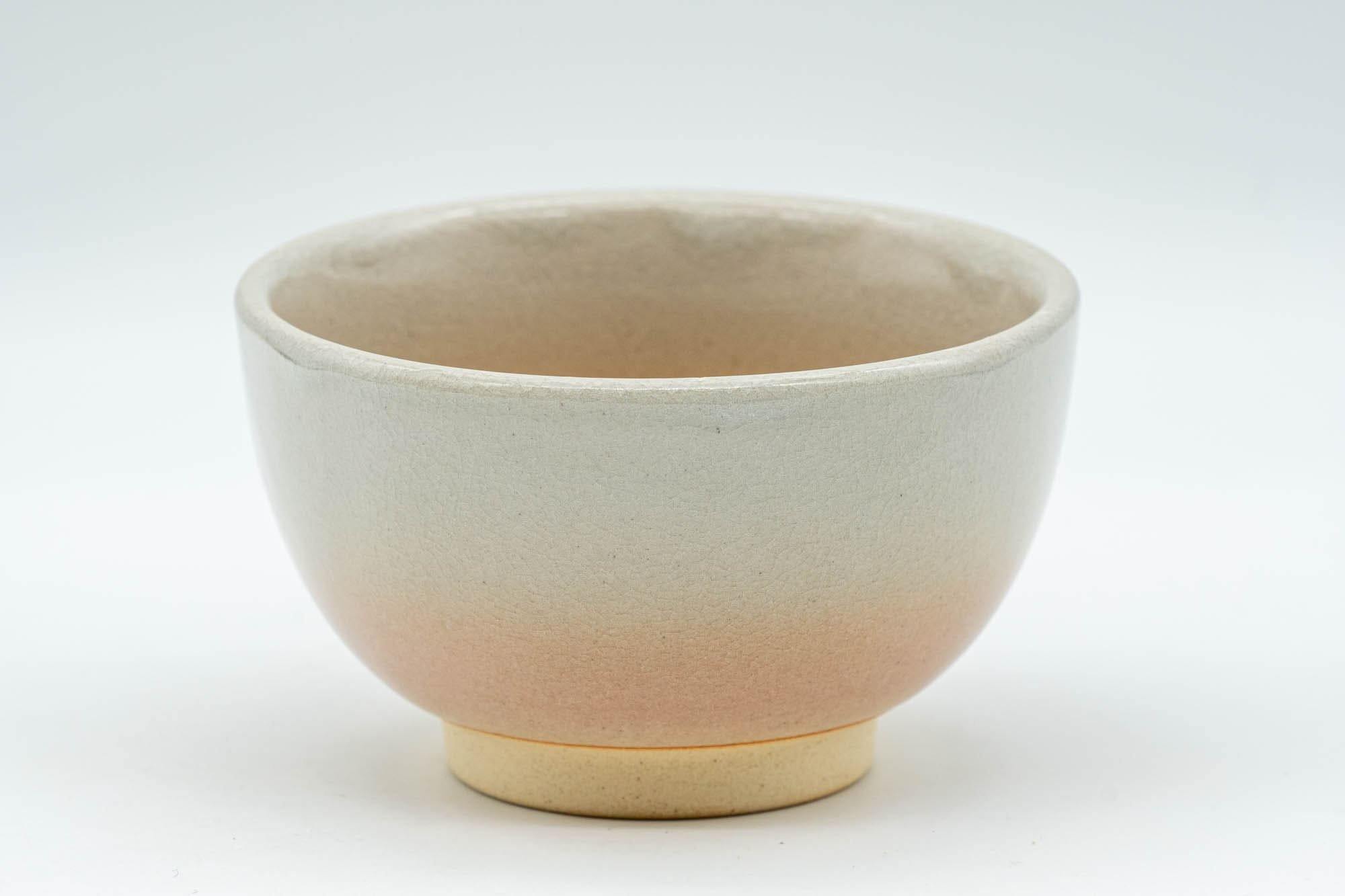 Japanese Teacups - Set of 3 Beige Glazed Hagi-yaki Yunomi - 120ml