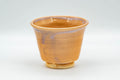 Japanese Teacup - Crazed Beige-Orange Hagi-yaki Yunomi - 150ml