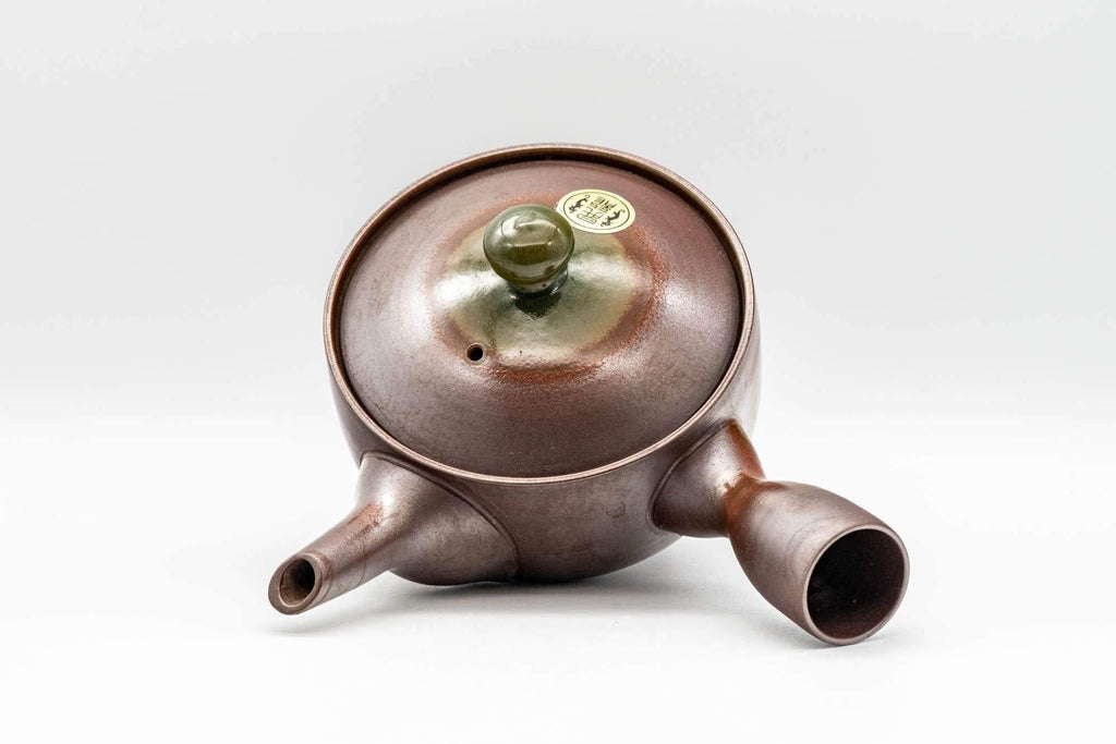 Japanese Kyusu - 昇龍窯 Shoryu Kiln Green Glazed Banko-yaki Teapot - 230ml