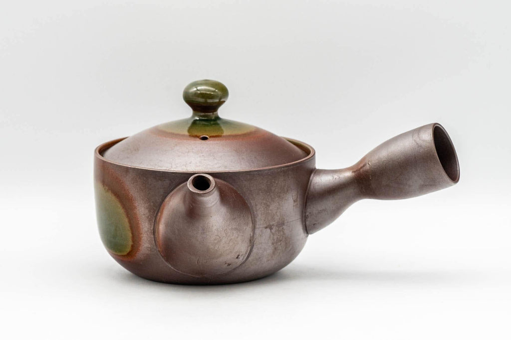 Japanese Kyusu - 昇龍窯 Shoryu Kiln Green Glazed Banko-yaki Teapot - 230ml