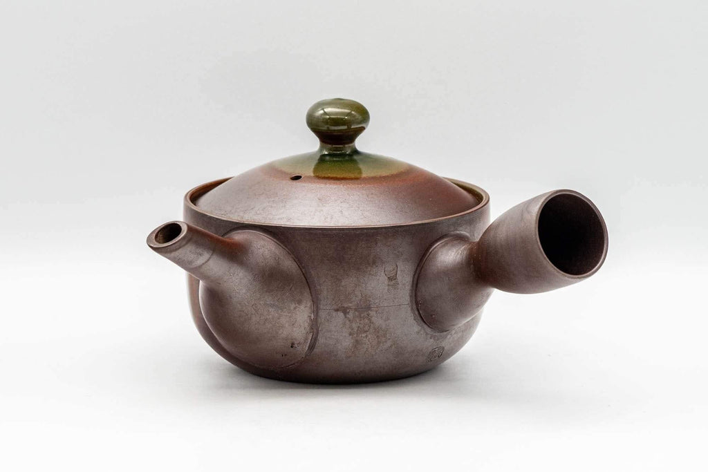 Japanese Kyusu - 昇龍窯 Shoryu Kiln Green Glazed Banko-yaki Teapot - 230ml