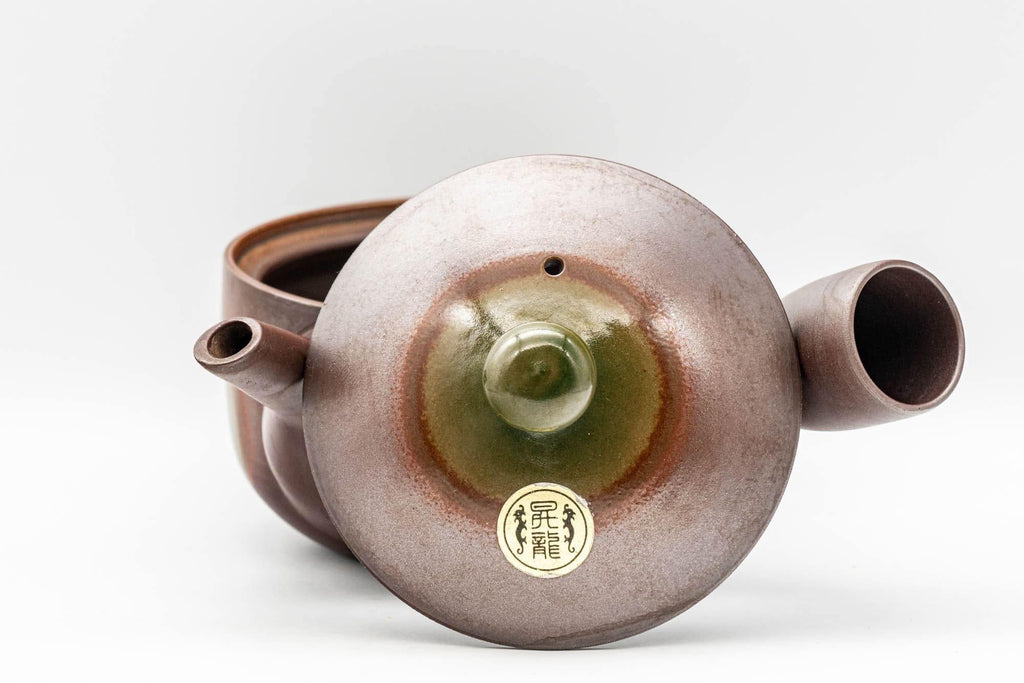 Japanese Kyusu - 昇龍窯 Shoryu Kiln Green Glazed Banko-yaki Teapot - 230ml