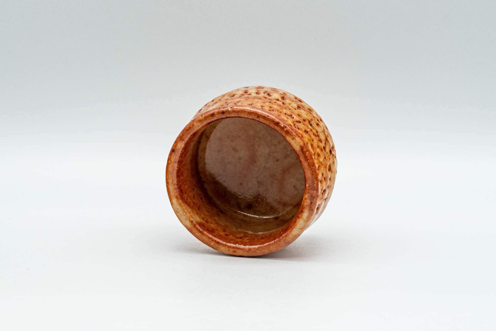 Japanese Teacup - Orange Shino Glazed Guinomi - 40ml