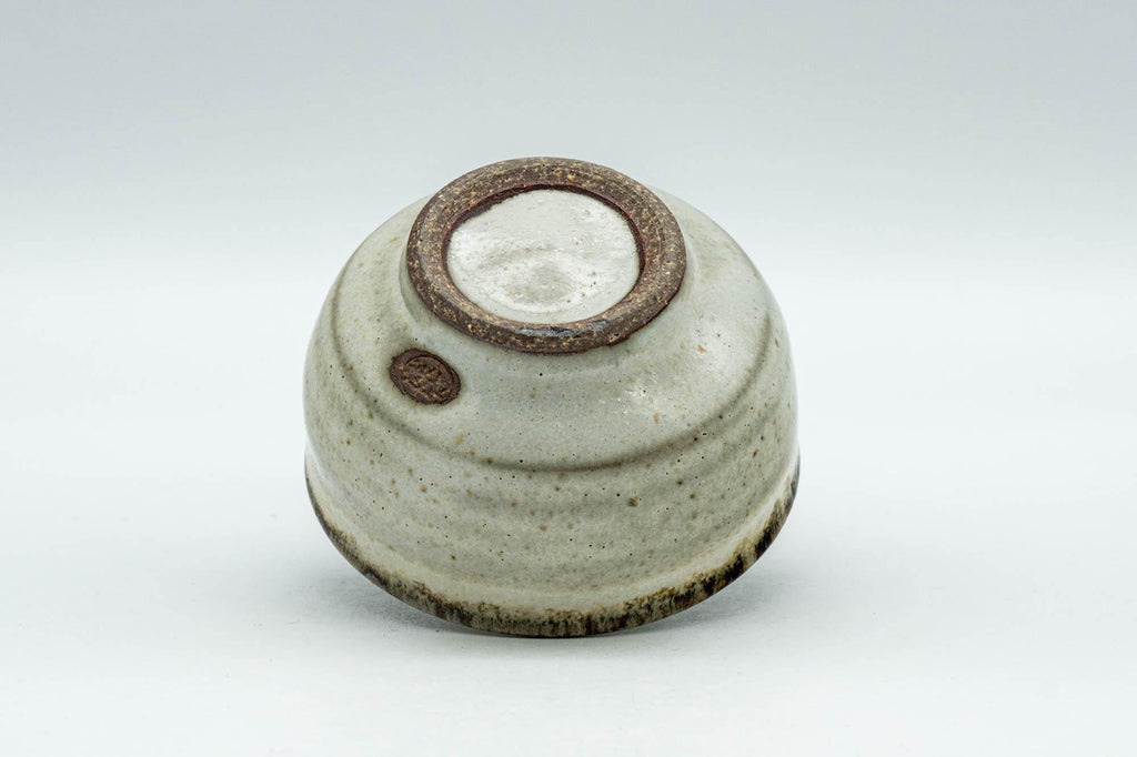 Japanese Teacup - Grey Beige Hare's Fur Glazed Guinomi - 50ml