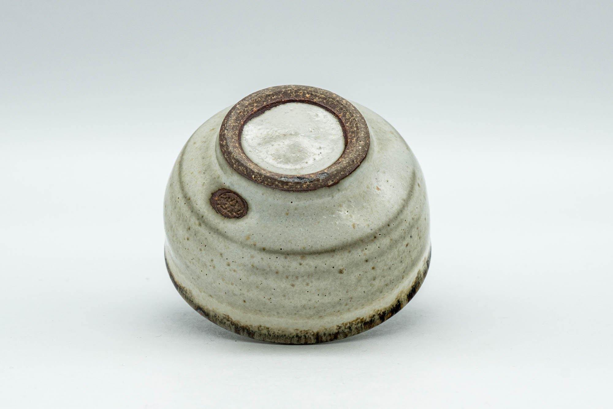 Japanese Teacup - Grey Beige Hare's Fur Glazed Guinomi - 50ml