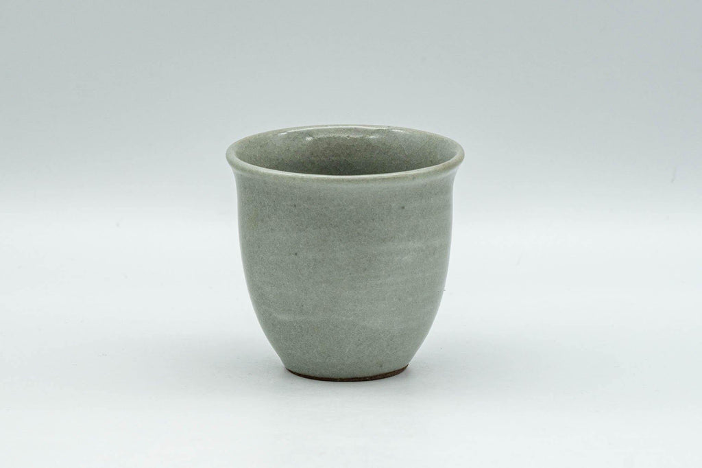Japanese Teacup - Grey and White Hakeme Guinomi - 65ml