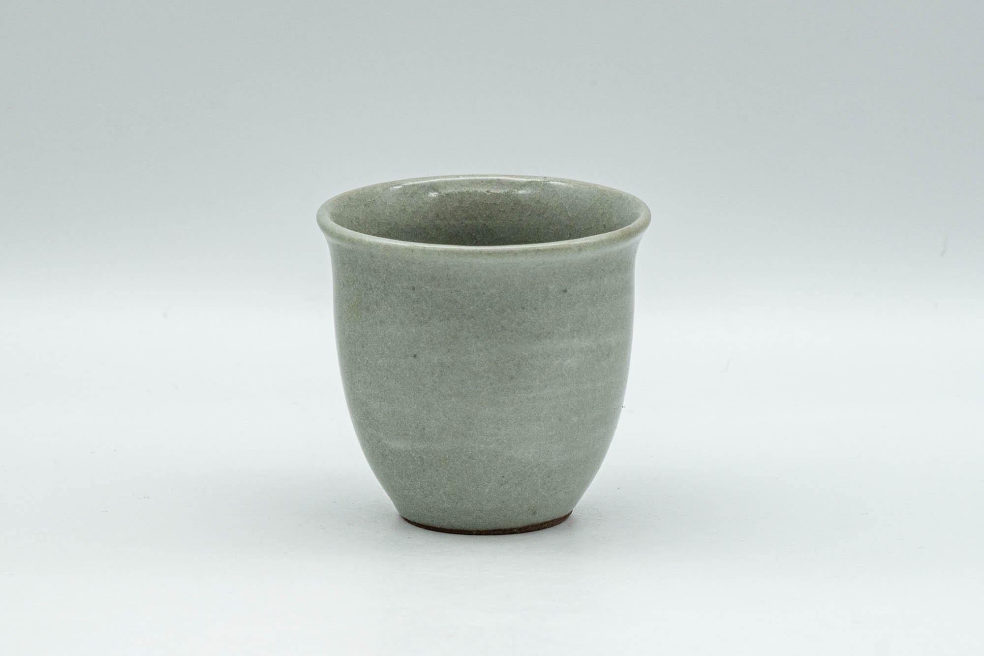 Japanese Teacup - Grey and White Hakeme Guinomi - 65ml