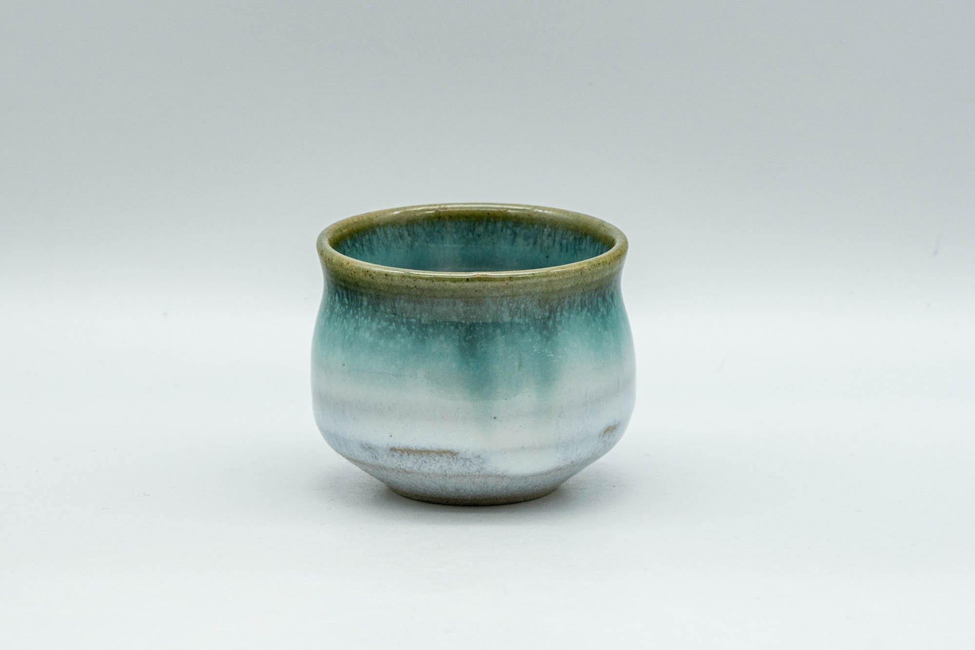 Japanese Teacup - Blue Green Agano-yaki Guinomi - 60ml