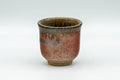 Japanese Teacup - Red Brown Drip-Glazed Guinomi - 45ml