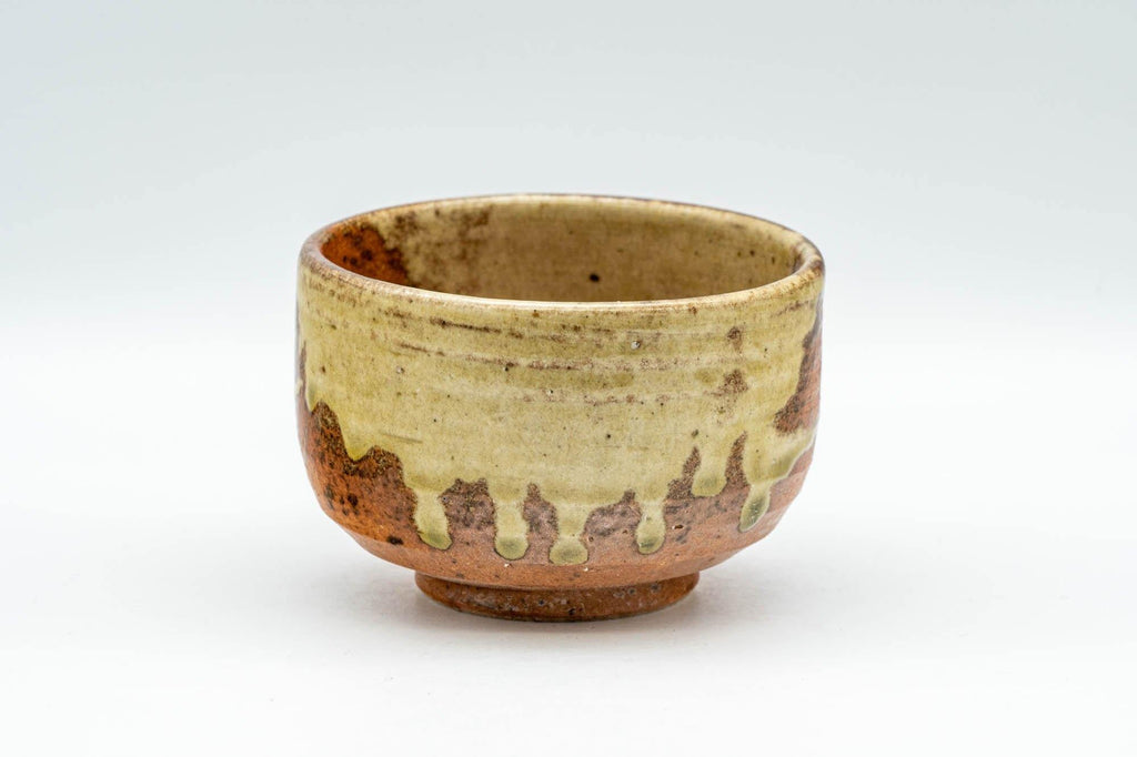 Japanese Teacup - Ash Green Glazed Shigaraki-yaki Yunomi - 150ml