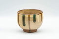 Japanese Teacup - Brown and Blue Striped Drip-Glazed Yunomi - 190ml