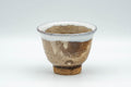 Japanese Teacup - Brown White Drip-Glazed Hagi-yaki Yunomi - 125ml