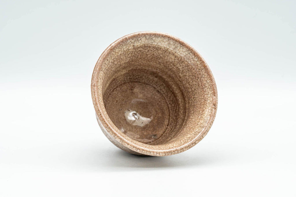 Japanese Teacup - Brown and Milky White Hagi-yaki Yunomi - 100ml