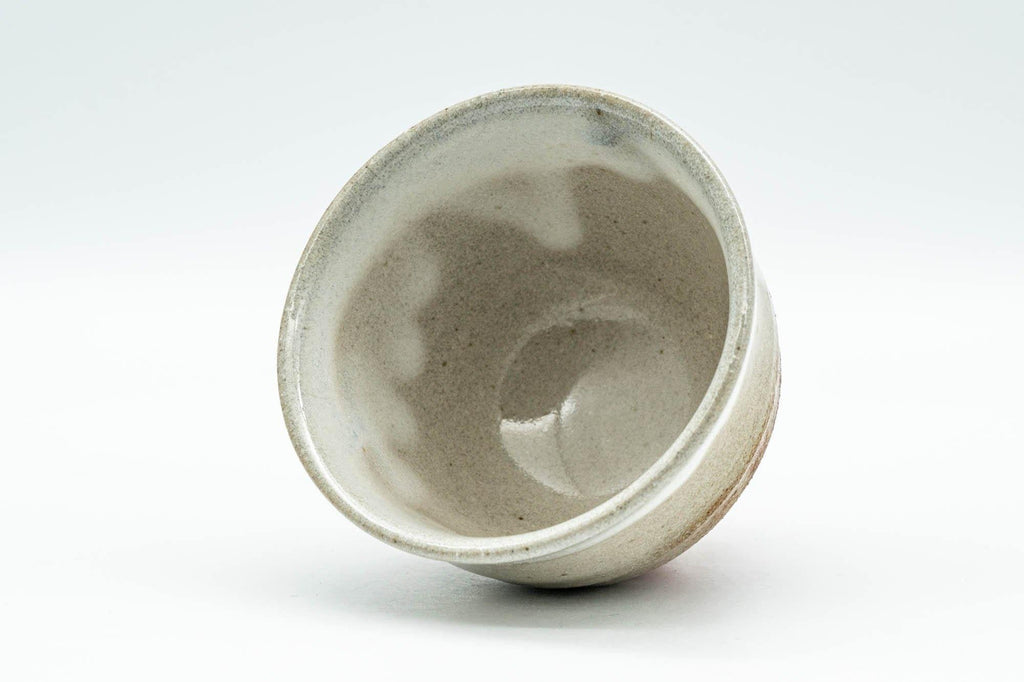 Japanese Teacup - Brown and White Drip-Glazed Hagi-yaki Yunomi - 100ml