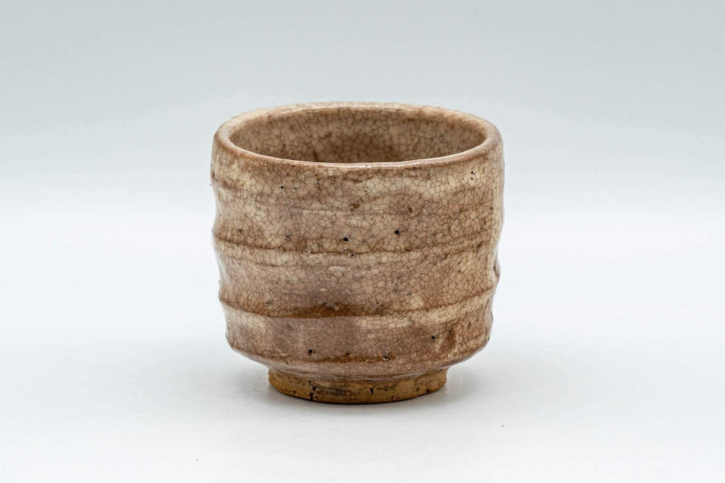 Japanese Teacup - Milky Beige Glazed Hagi-yaki Guinomi - 65ml