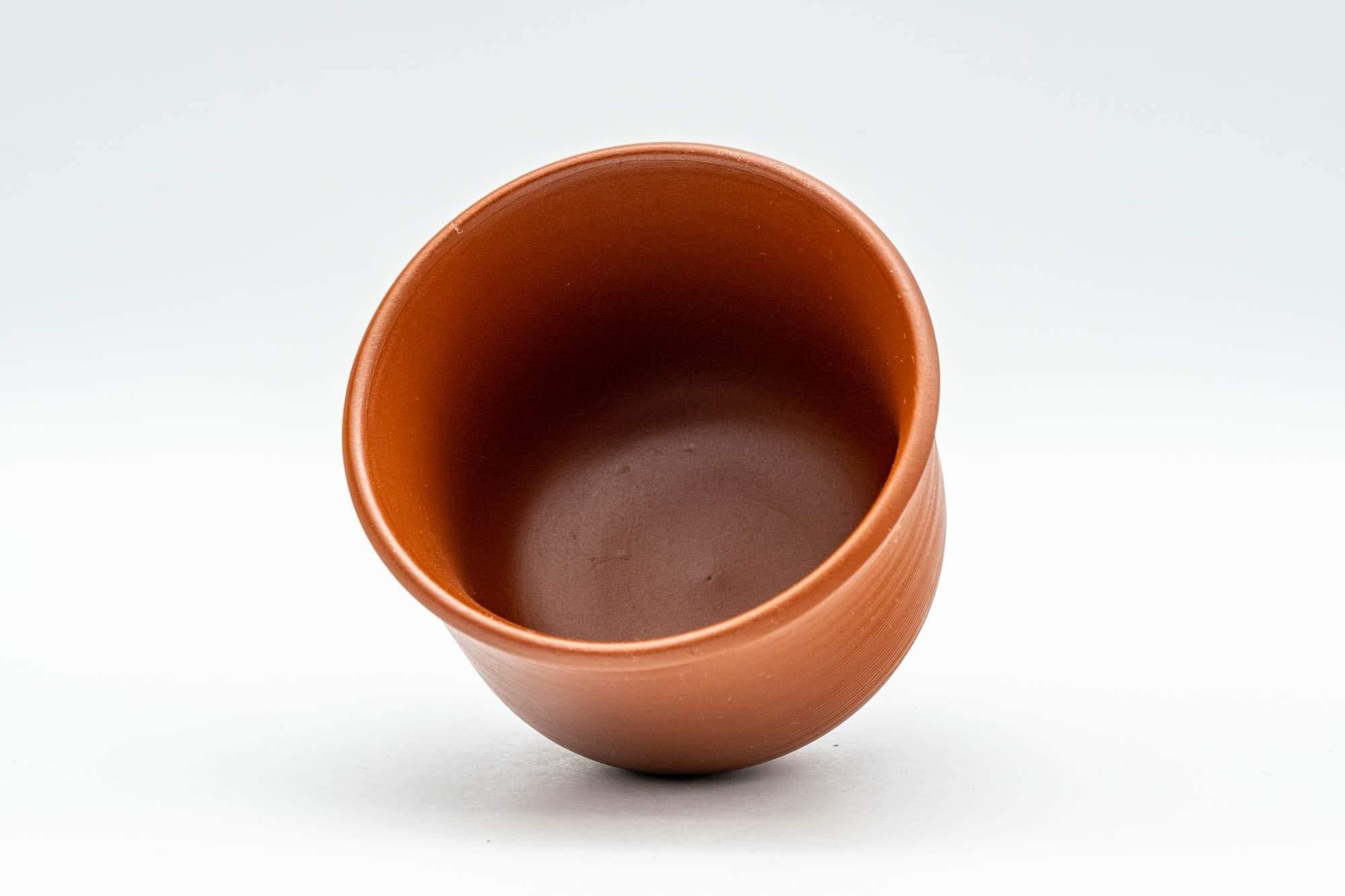 Japanese Teacups - Set of 4 Bamboo Spiraling Tokoname-yaki Yunomi - 100ml