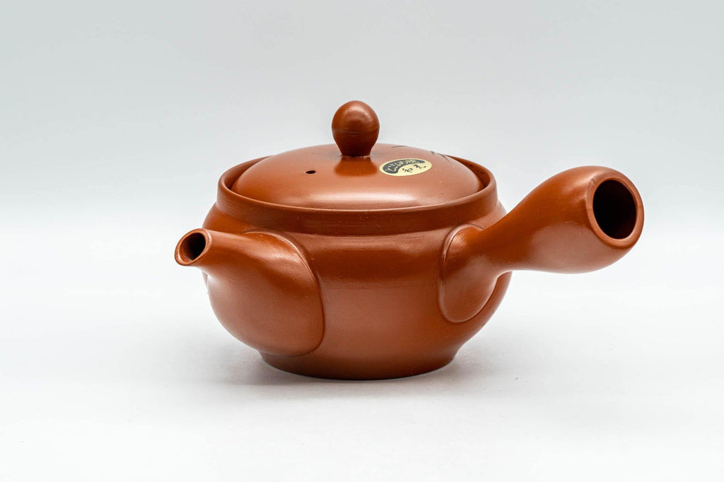 Japanese Kyusu - Engraved Bamboo Tokoname-yaki Teapot - 250ml