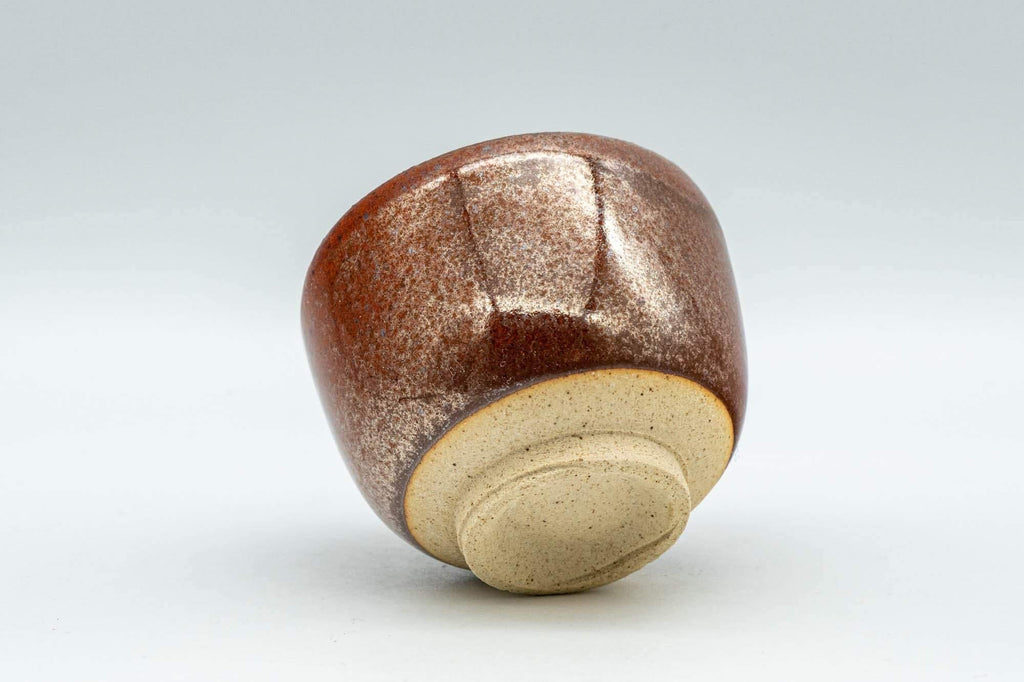 Japanese Teacup - Glossy Red Glazed Yunomi - 60ml