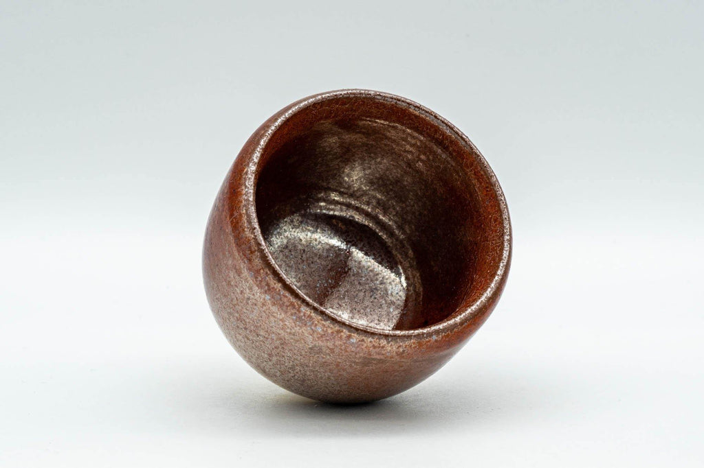 Japanese Teacup - Glossy Red Glazed Yunomi - 60ml