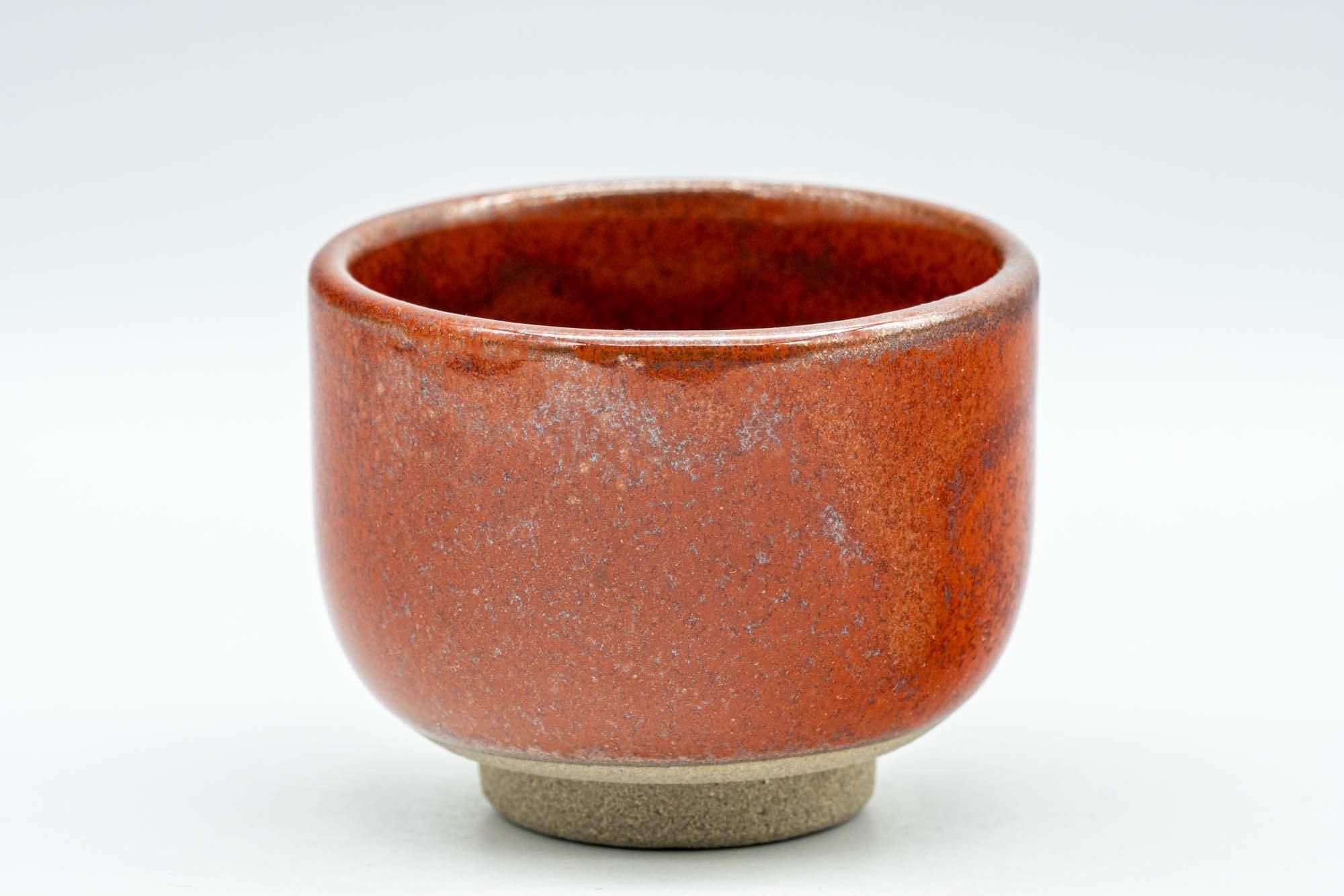 Japanese Teacup - Red Glazed Guinomi - 65ml