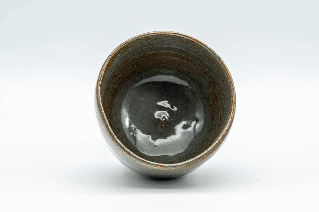 Japanese Teacup - Olive Green Grey Wabi-Sabi Yunomi - 75ml