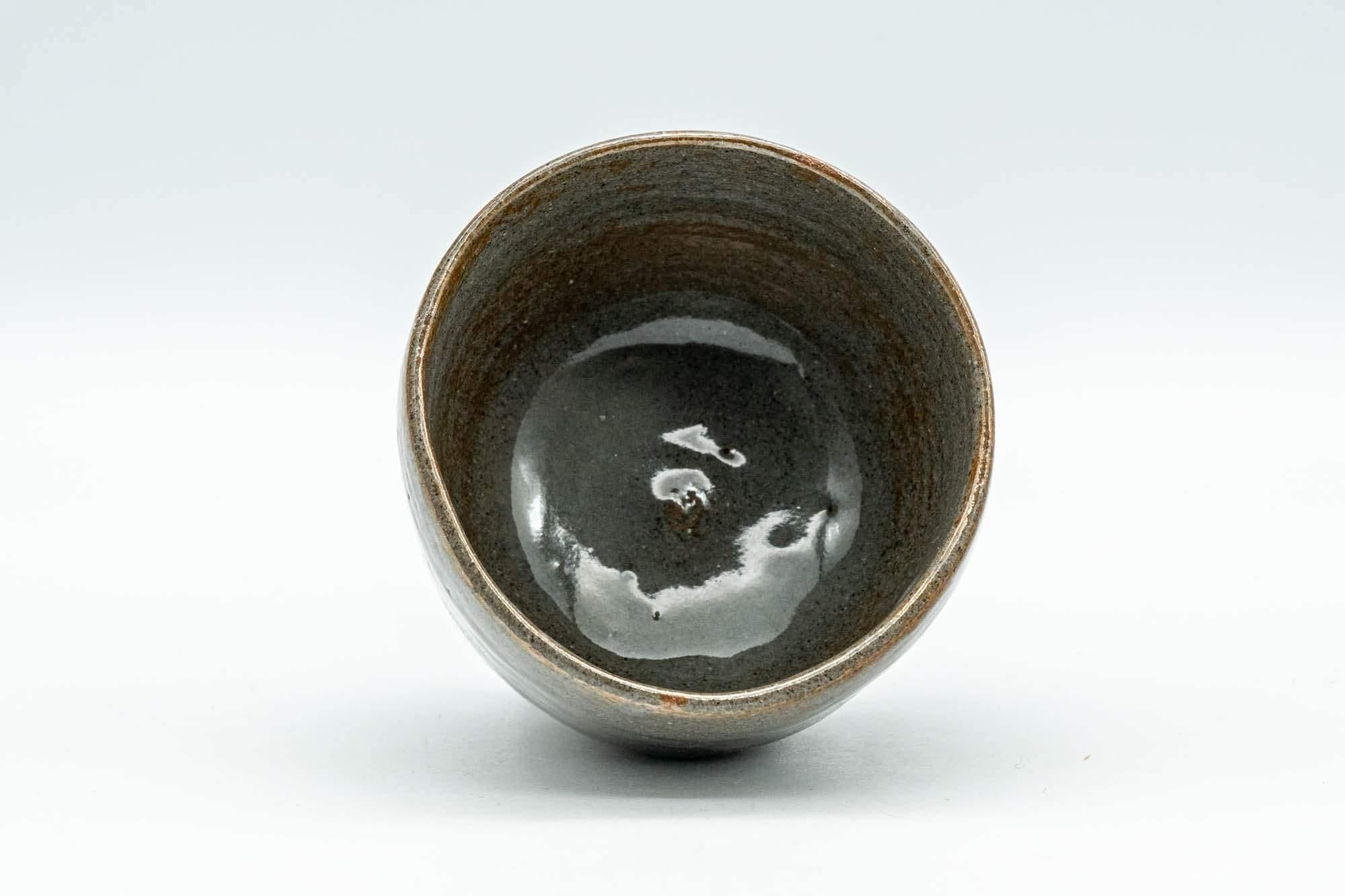Japanese Teacup - Olive Green Grey Wabi-Sabi Yunomi - 75ml