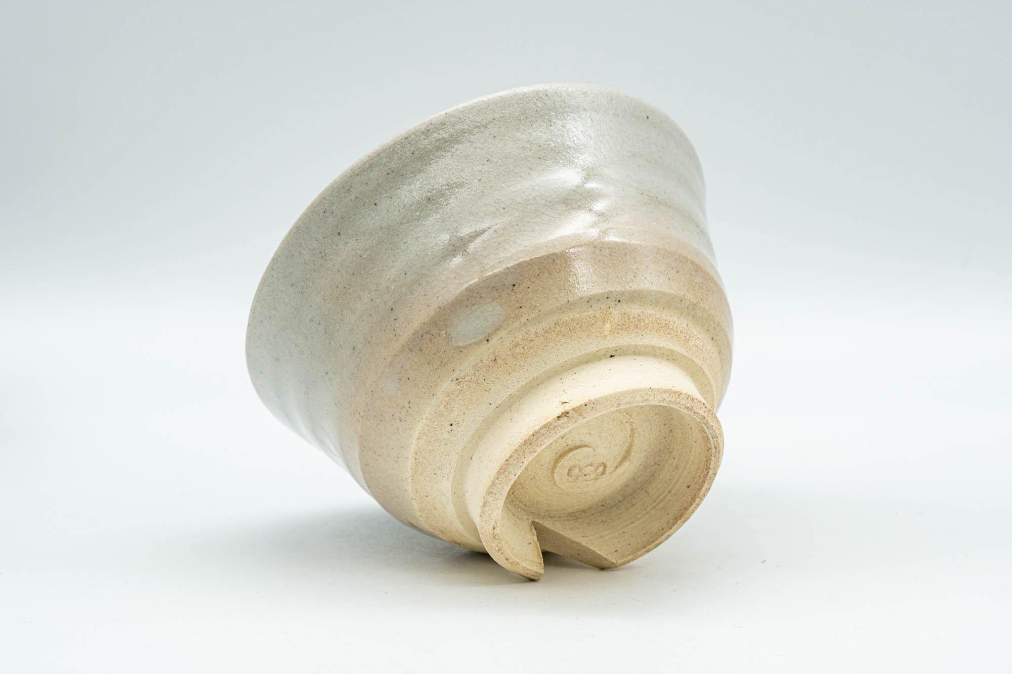 Japanese Teacup - Wide Beige Hagi-yaki Yunomi - 140ml