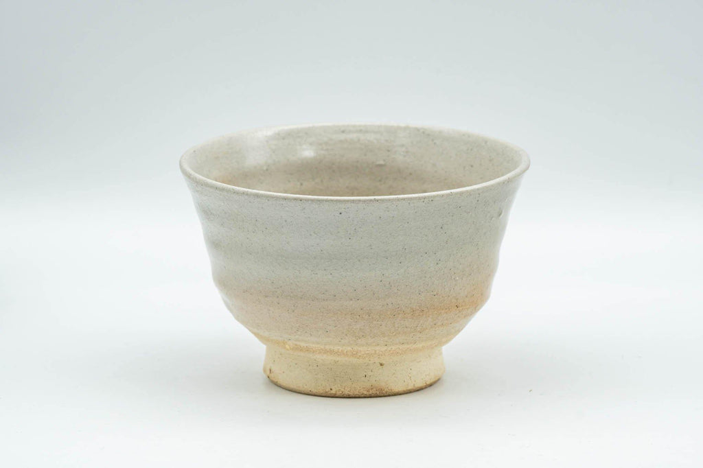 Japanese Teacup - Wide Beige Hagi-yaki Yunomi - 140ml